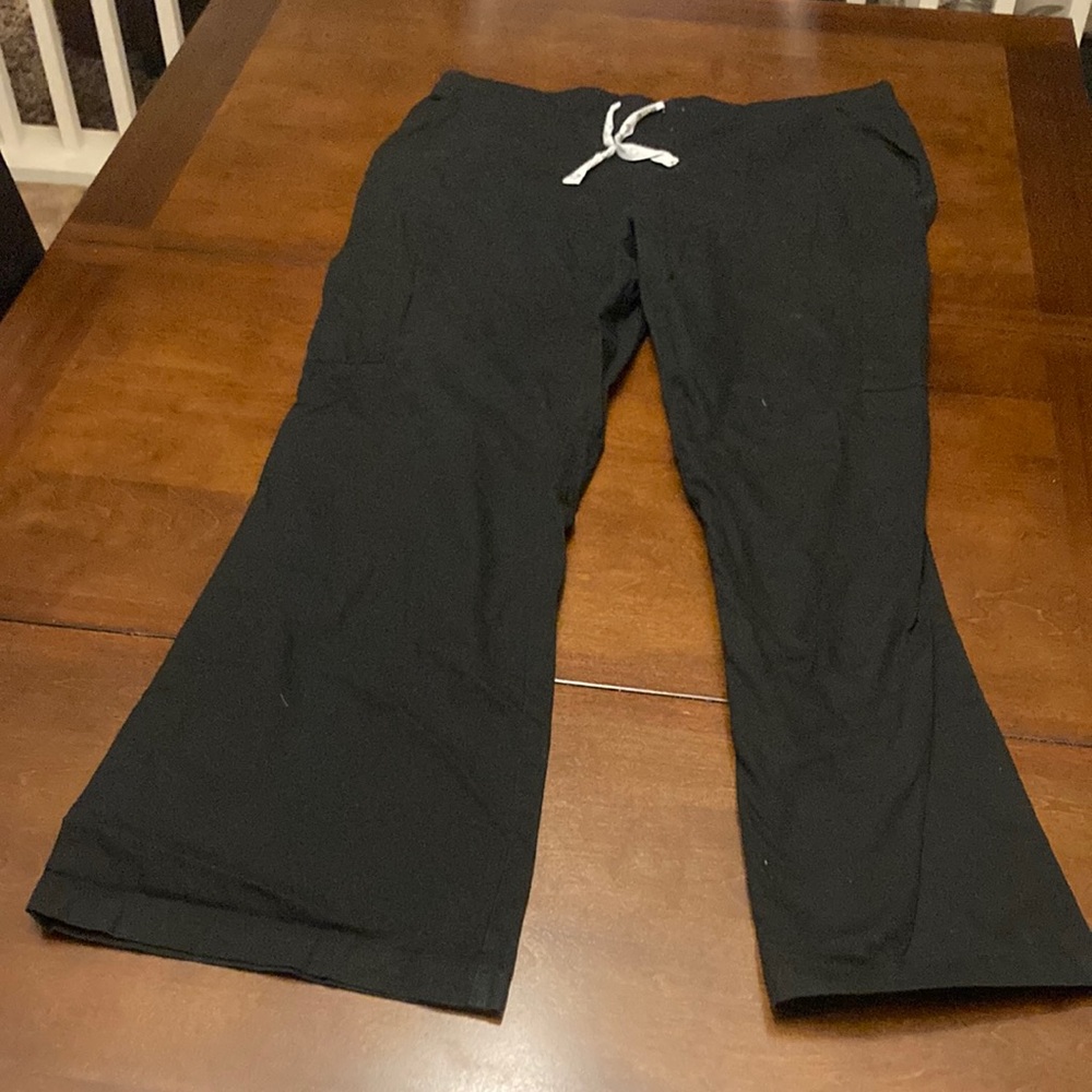 Black Mens Scrub Bottoms